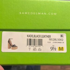 Sam Edelman Black Platform Shoes